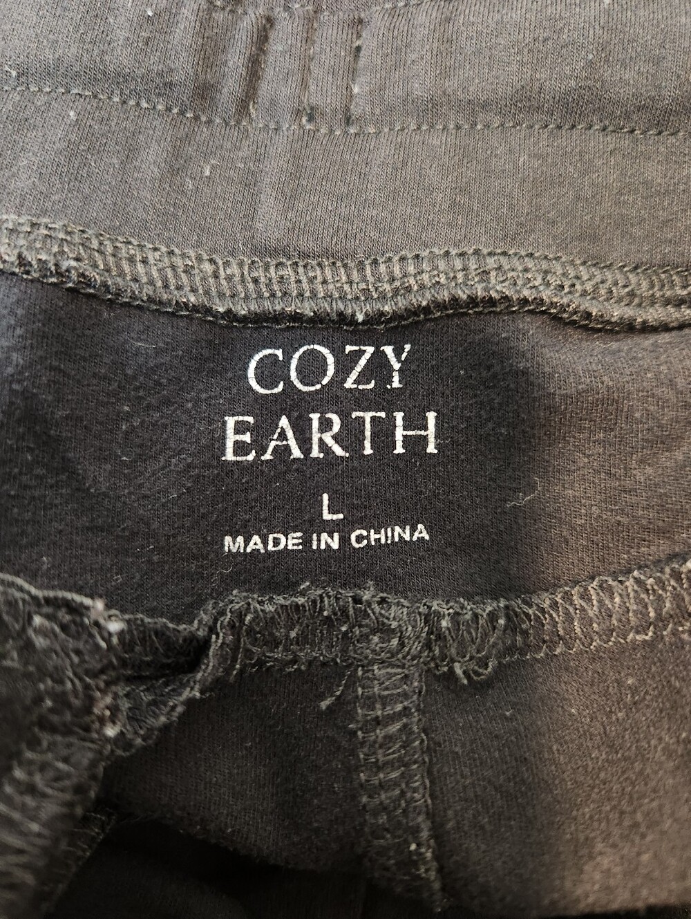Cozy Earth Mens Bamboo Jogger Pants In Black Size Large - Picture 6 of 10
